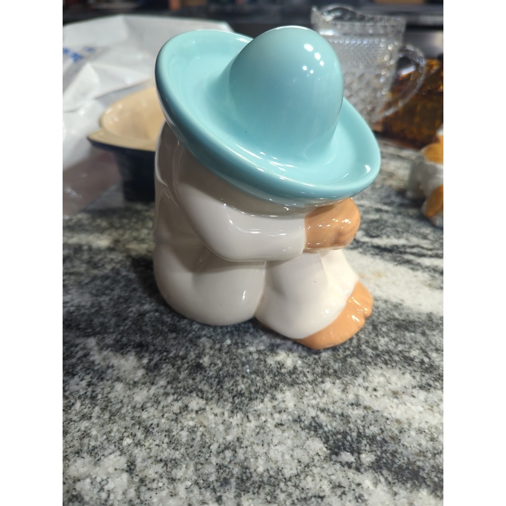 Vintage Homco Siesta Pedro Sleeping Mexican Man Figurine Sombrero Southwest 6"